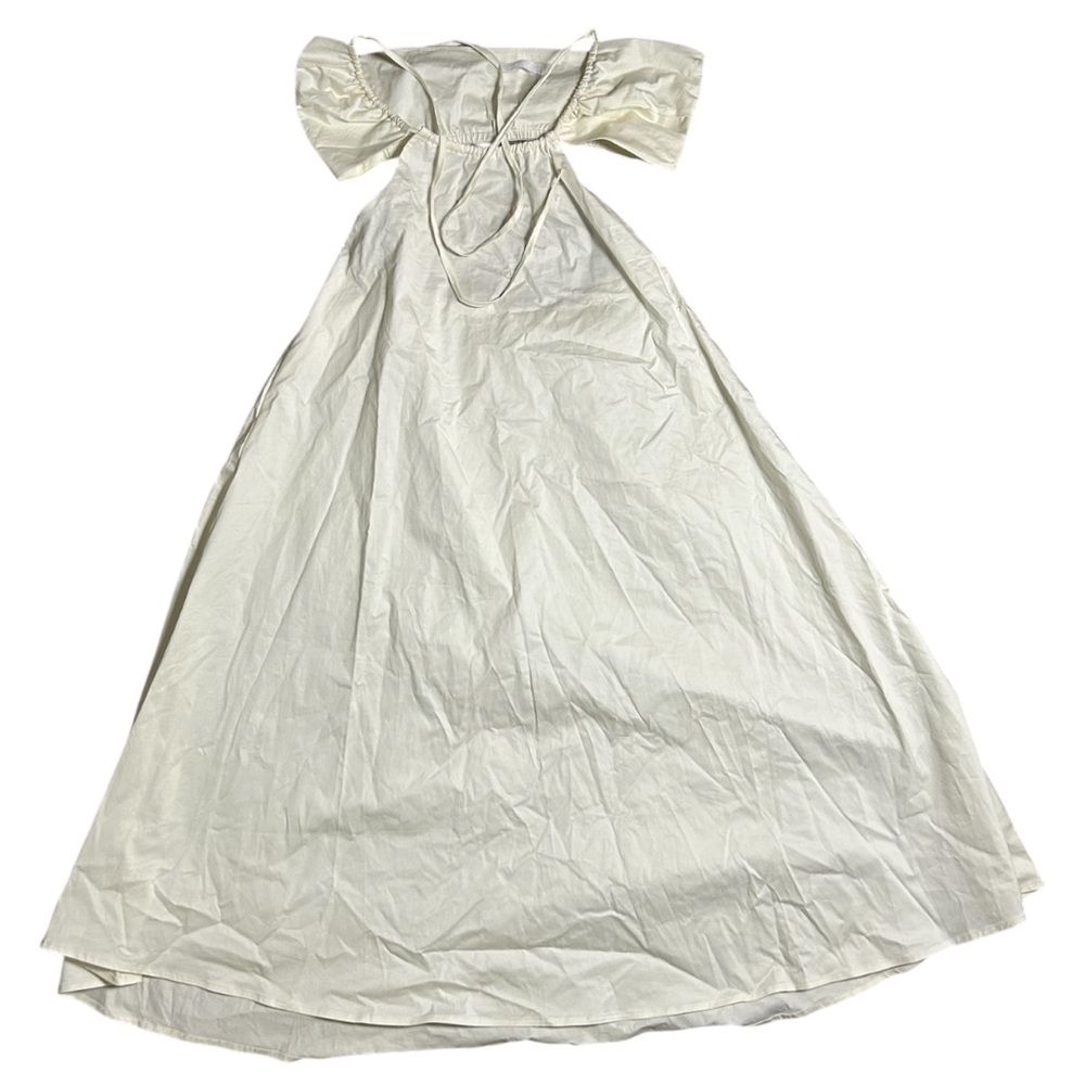 LBV Cotton Halter Dress In Ivory Size XS - Picture 5 of 9
